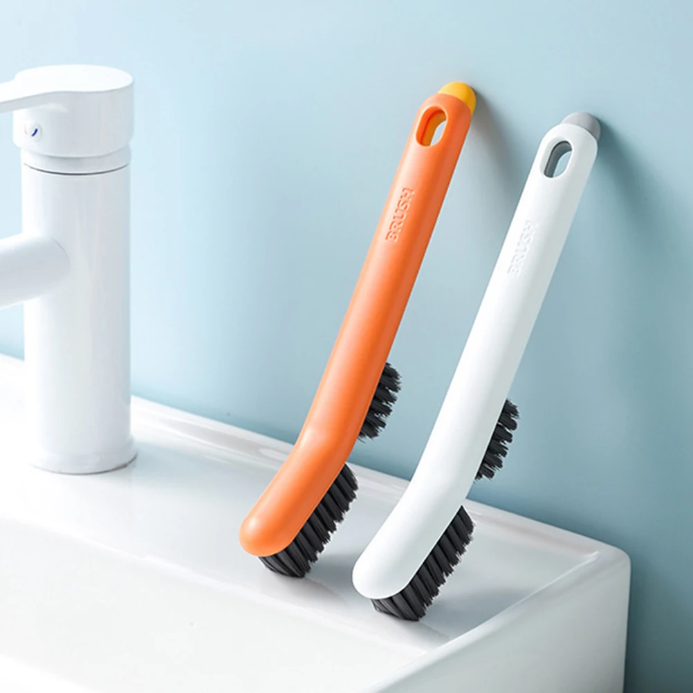 

2Pcs Shoes Cleaning Laundry Sneaker Household Bathroom Multifunction Clothes Shoe Brush PP TPE Detachable Compact