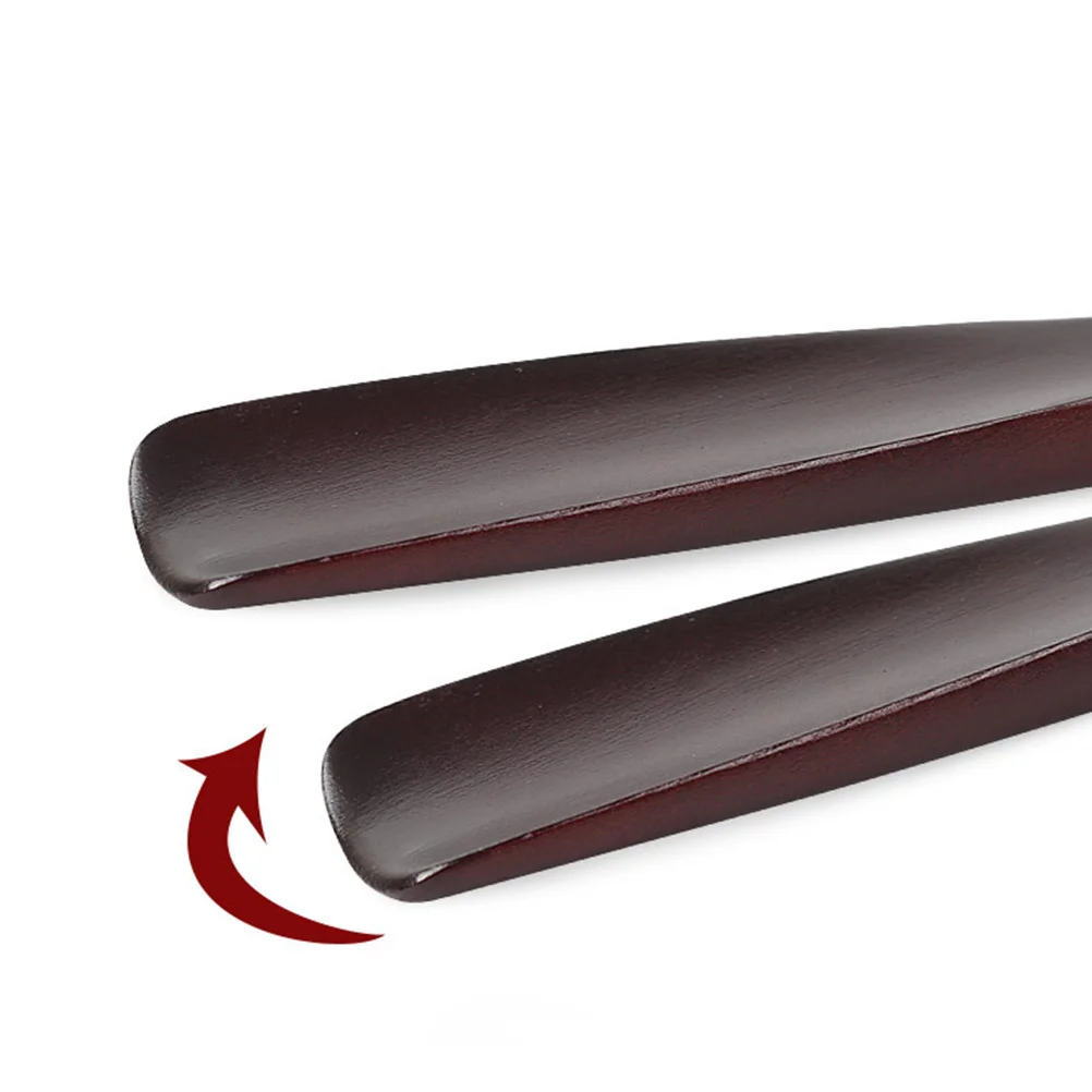 

1pc Wooden Shoe Horn Long Handle Durable Shoehorn For Elderly Lightweight Home Office Travel Use Men Women Relief Back Knee Pain