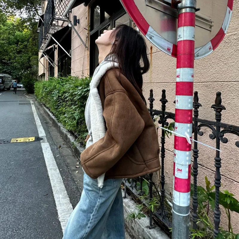 Manteau d'hiver écologique pour femme, veste en fourrure d'agneau, manches longues, capuche, Ultra-fin, cuir intégré et fourrure, élégant pour les déplacements