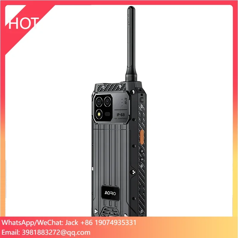 AORO M8 Smartphone 5G POC DMR UHF Radio de mano IP68 impermeable a prueba de polvo a prueba de golpes Walkie Talkie Radio teléfono resistente