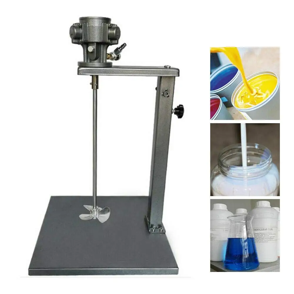 sysj Pneumatic Stainless Steel Paint Mixer With Bracket - Automatic Paint Stirring Machine For Tank Barrel Stainless Steel