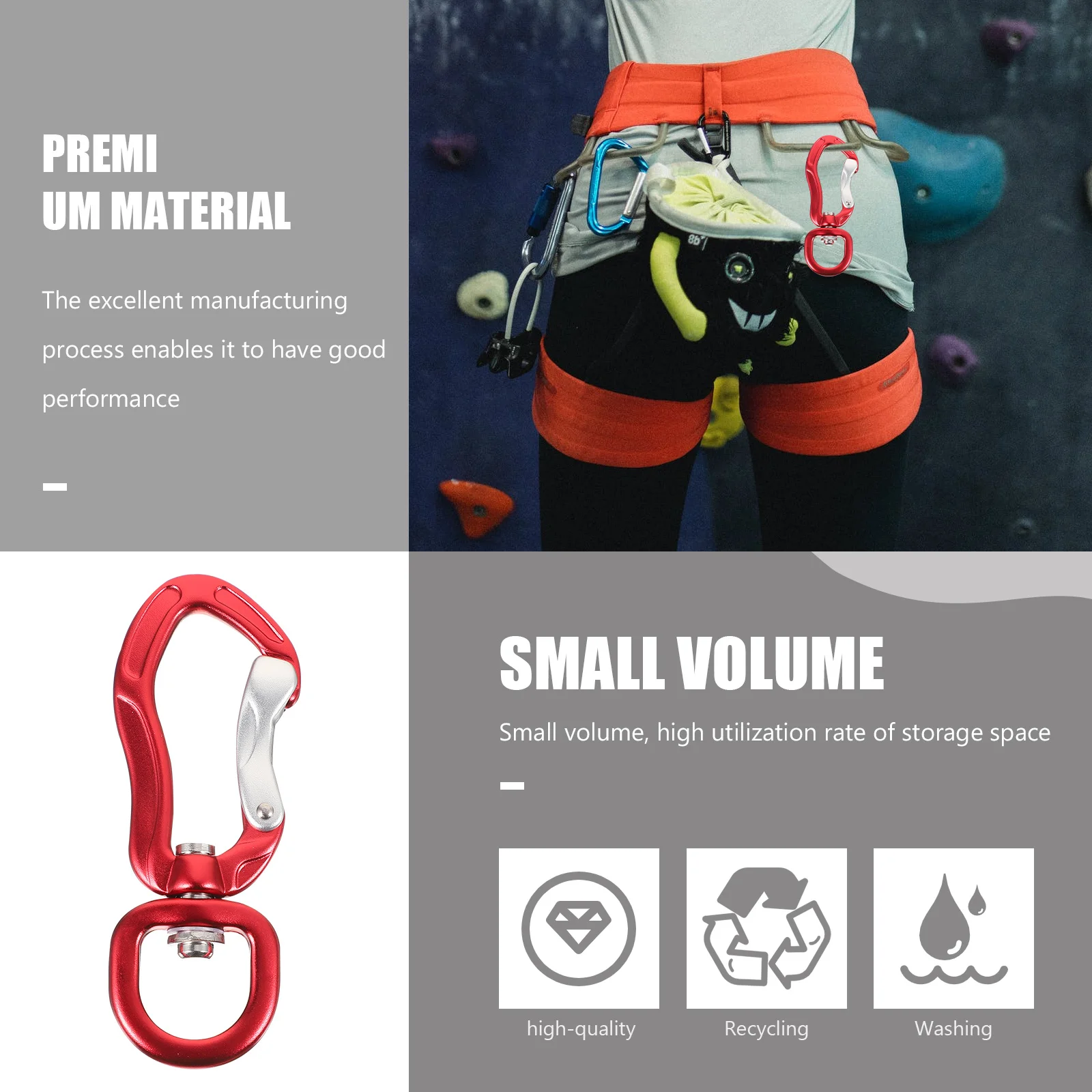 متعددة الوظائف سريعة معلقة مشبك قسط دائم طائرة ورقية كليب لتسلق التخييم التنزه والعتاد سلسلة المفاتيح الصغيرة الحجم العالمي