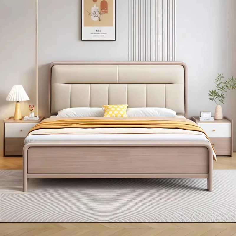 

Nordic Storage Bed Luxury Multifunctional Simple Single Design Modern Bed Bedroom Headboards Letto Matrimoniale Unique Furniture