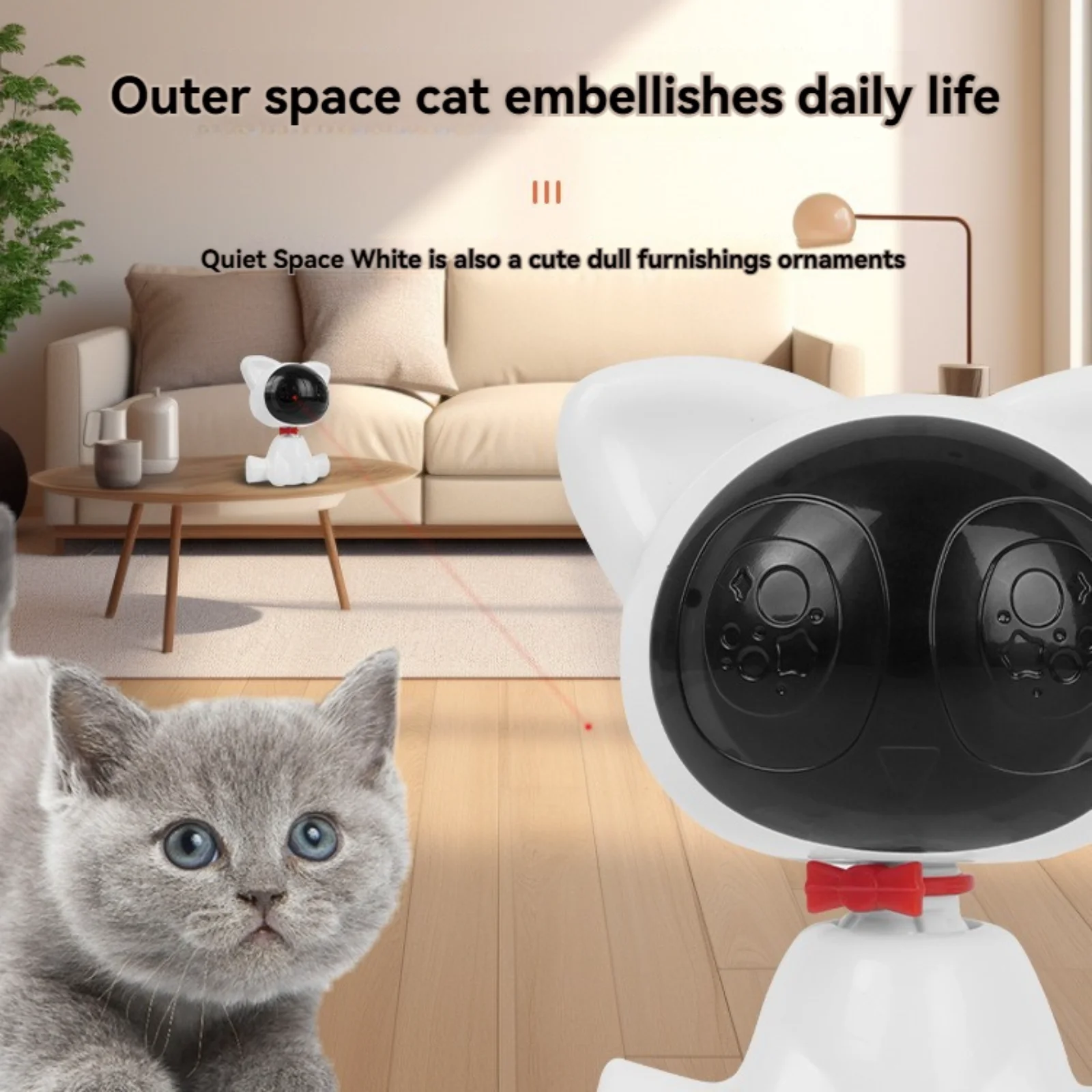 

Laser Cat Toys Intelligent cat teaser cat toy automatic induction cat teaser stick cat to relieve boredom pet supplies