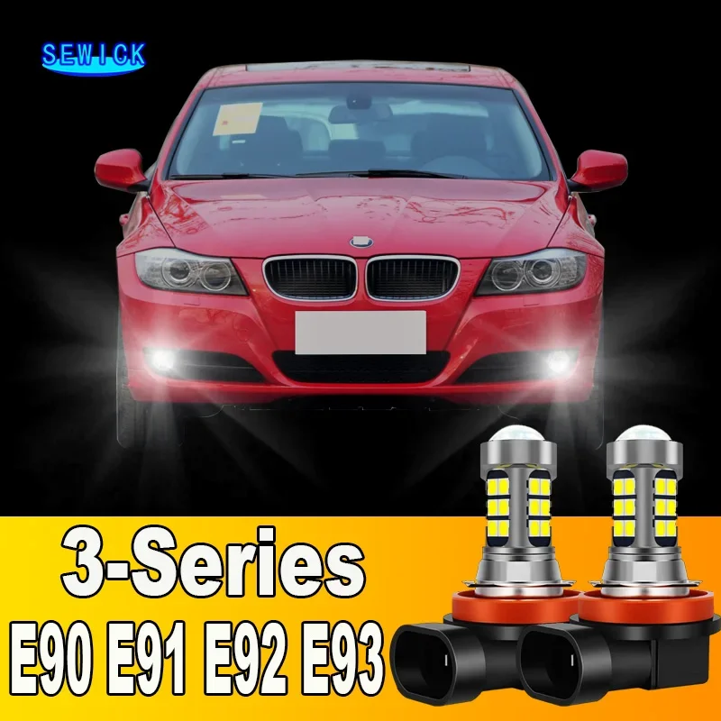 2pcs LED Daytime Running Light Bulb Accessories DRL For BMW 3 Series E90 E91 E92 E93 2005 2006 2007 2008 2009 2010 2011 2012 201