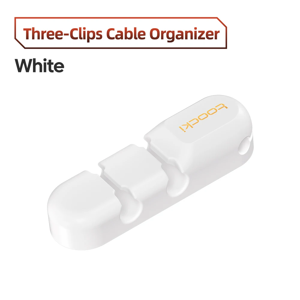 Toocki Kabel-Organizer, 3, 5, 7-Loch-Kabelaufwicklung, flexible Kabelmanagement-Clips für Kabelausrüstung, Kabelschutz für Ladegeräte