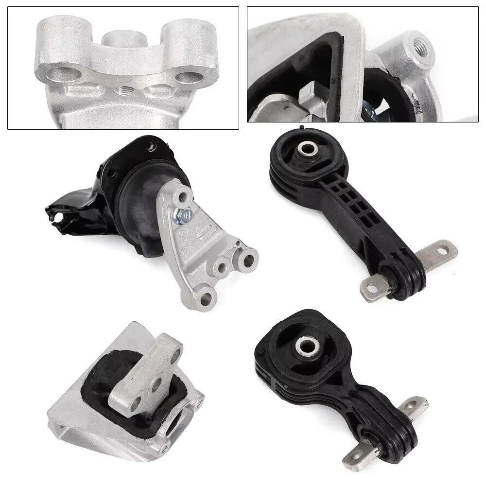 4Pcs Honda Civic Engine Motor & Trans Mount Set Front Rear Engine Motor Mount 50820-SVA-A05 For 2006 2007 2008 2009 1.8L