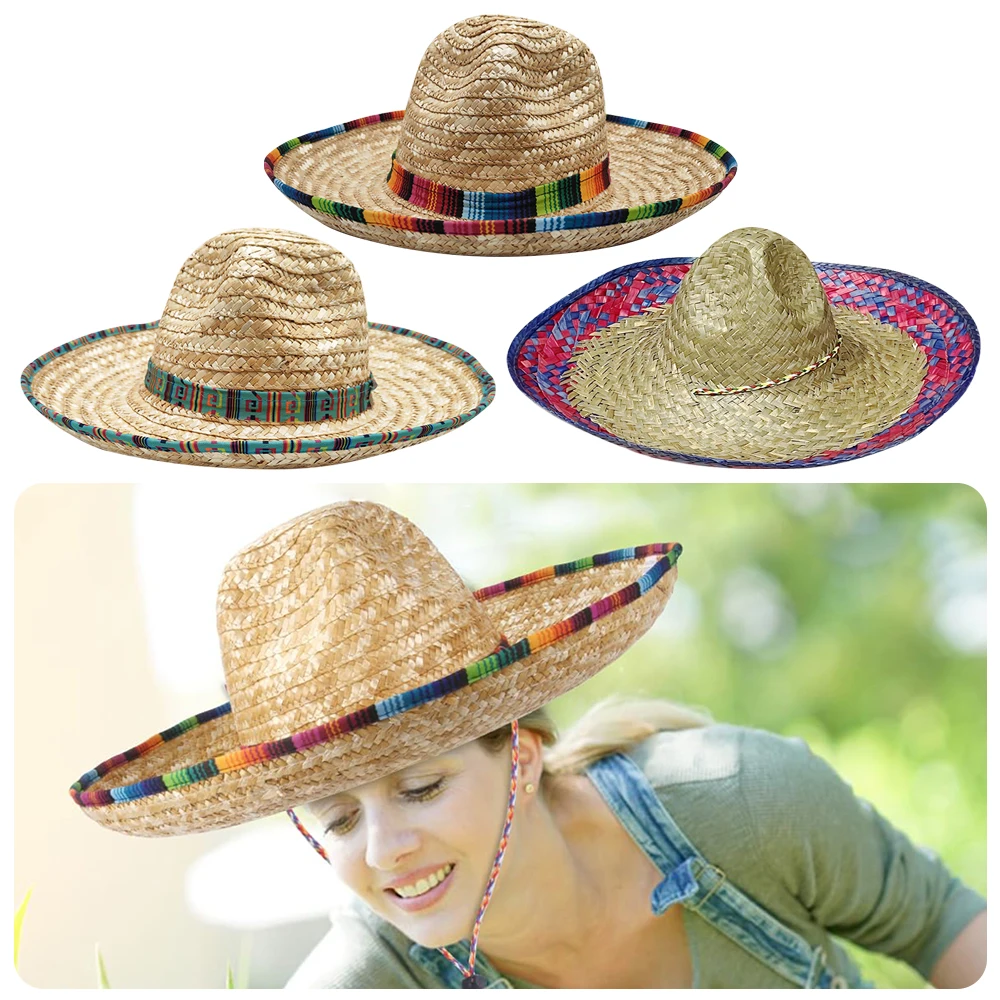 Topi Sombrero Meksiko topi dewasa kostum Spanyol Fiesta Cinco de Mayo topi meria Topi Sombrero Meksiko topi dewasa kostum Spanyol Fiesta Cinco de Mayo topi meria