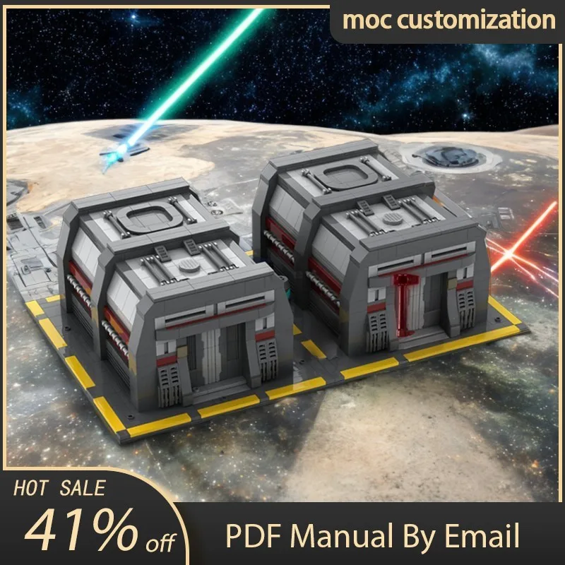 

826PCS DIY Star Batter Clone Base Barracks MOC Building Blocks Educational Construction Kit Holiday Birthday Present