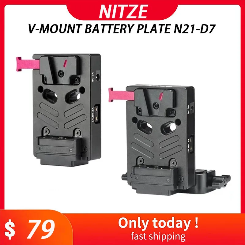 NITze-Placa de bateria com câmera DSLR, sistema de bateria, Rabbit