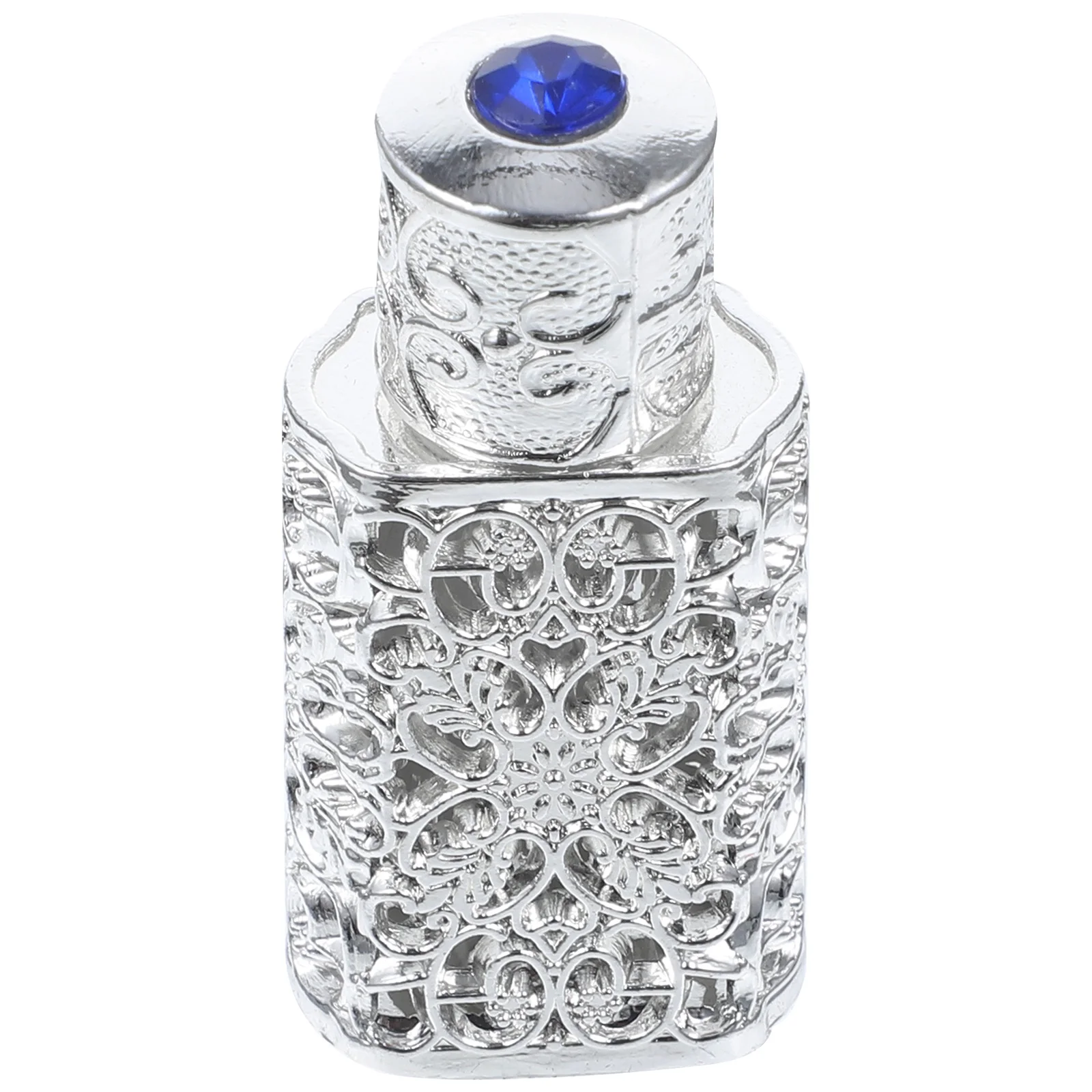 

Refillable Perfume Bottle Glass Alloy Small Essential Oil Container Travel Fragrance Bottle Aroma Storage Holder