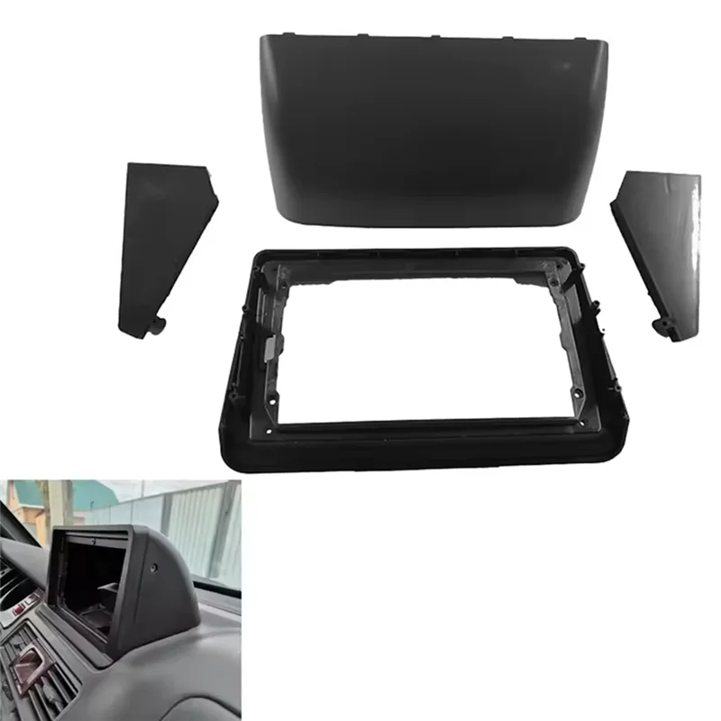 A85E-2 DIN 9 Inch Car Radio Fascia Frame Plate Adapter For Mitsubishi Pajero Montero V31 Cheetah Kingbox Navigation Panel