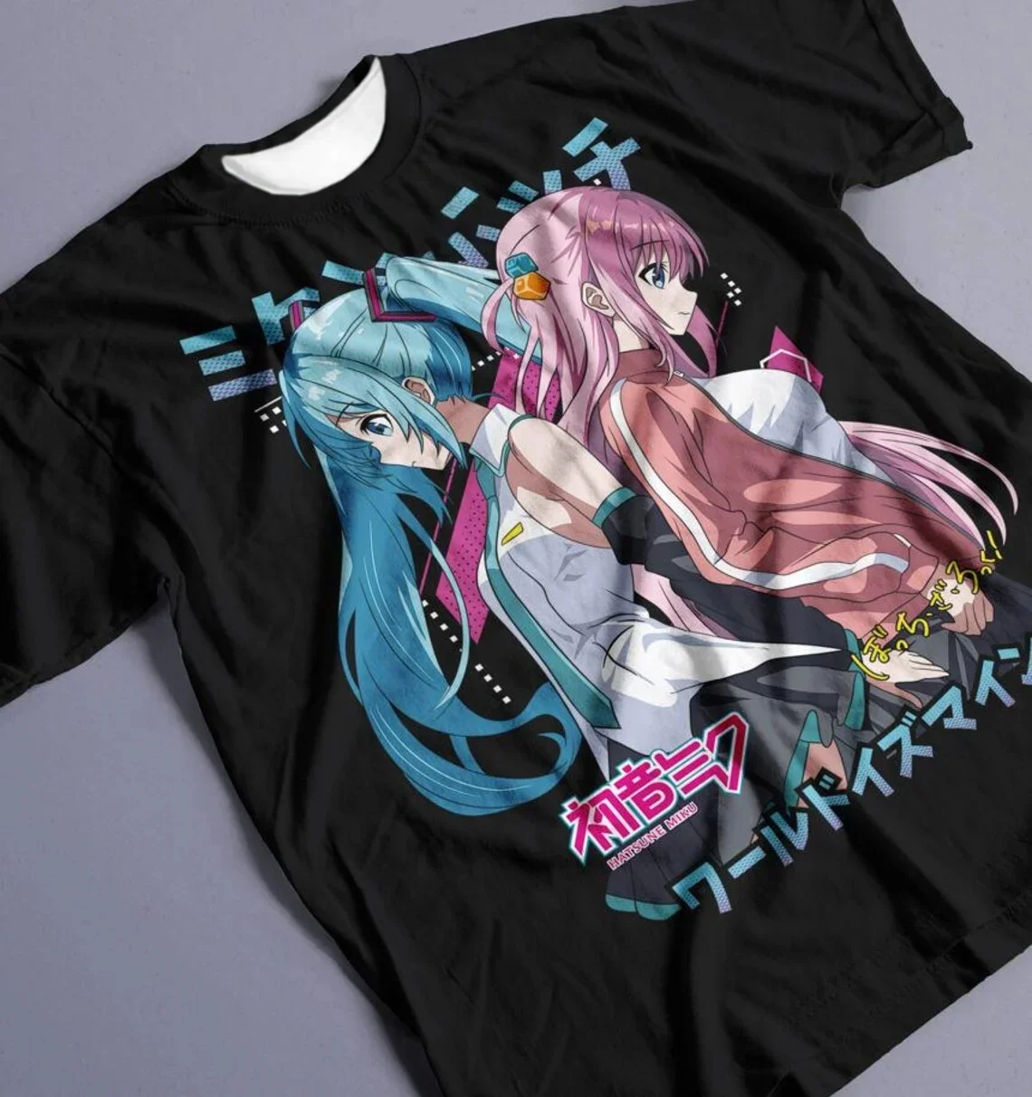 camiseta-preta-de-anime-hatsune-miku-x-bocchi-the-rock-camiseta-grafica-hatsune-miku-e-gotoh-hitori-para-homens-e-mulheres