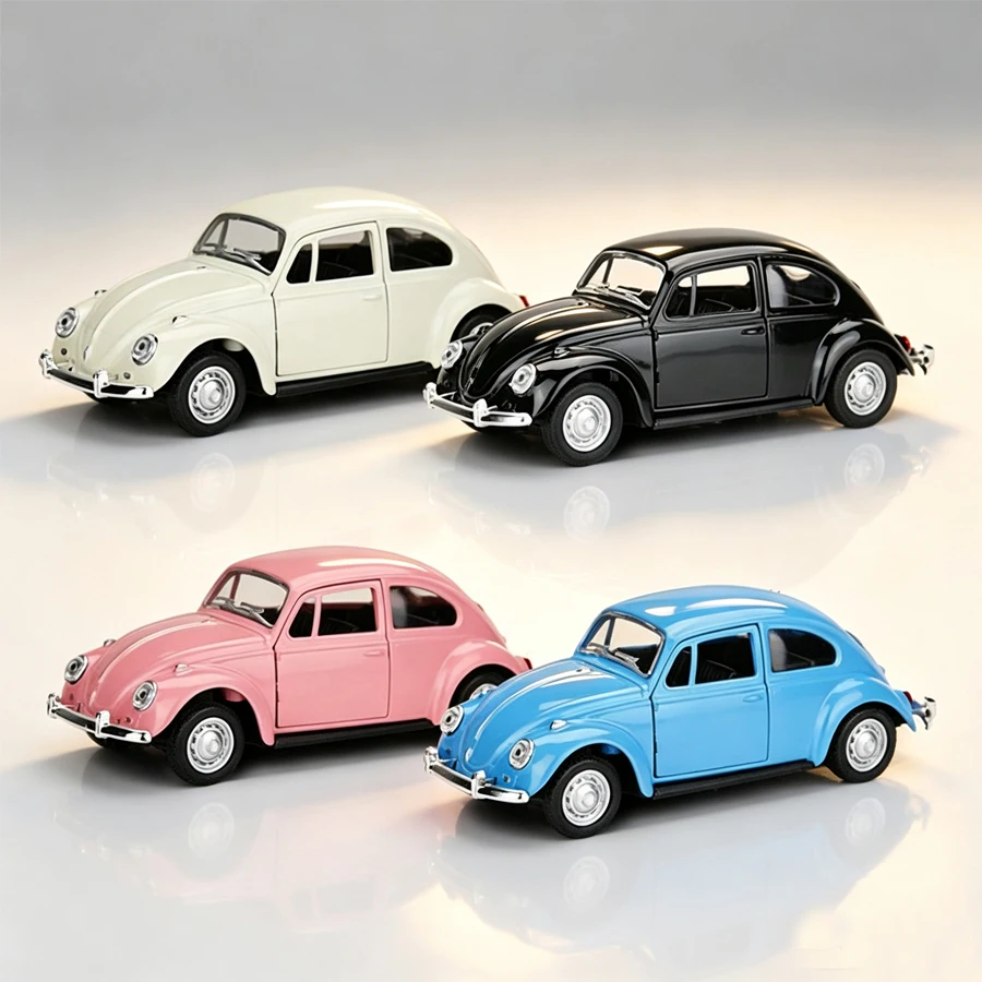 1:32‑scale alloy metal vintage‑style simulation car toy, ideal for kids’ collection and home desktop decorative gifts