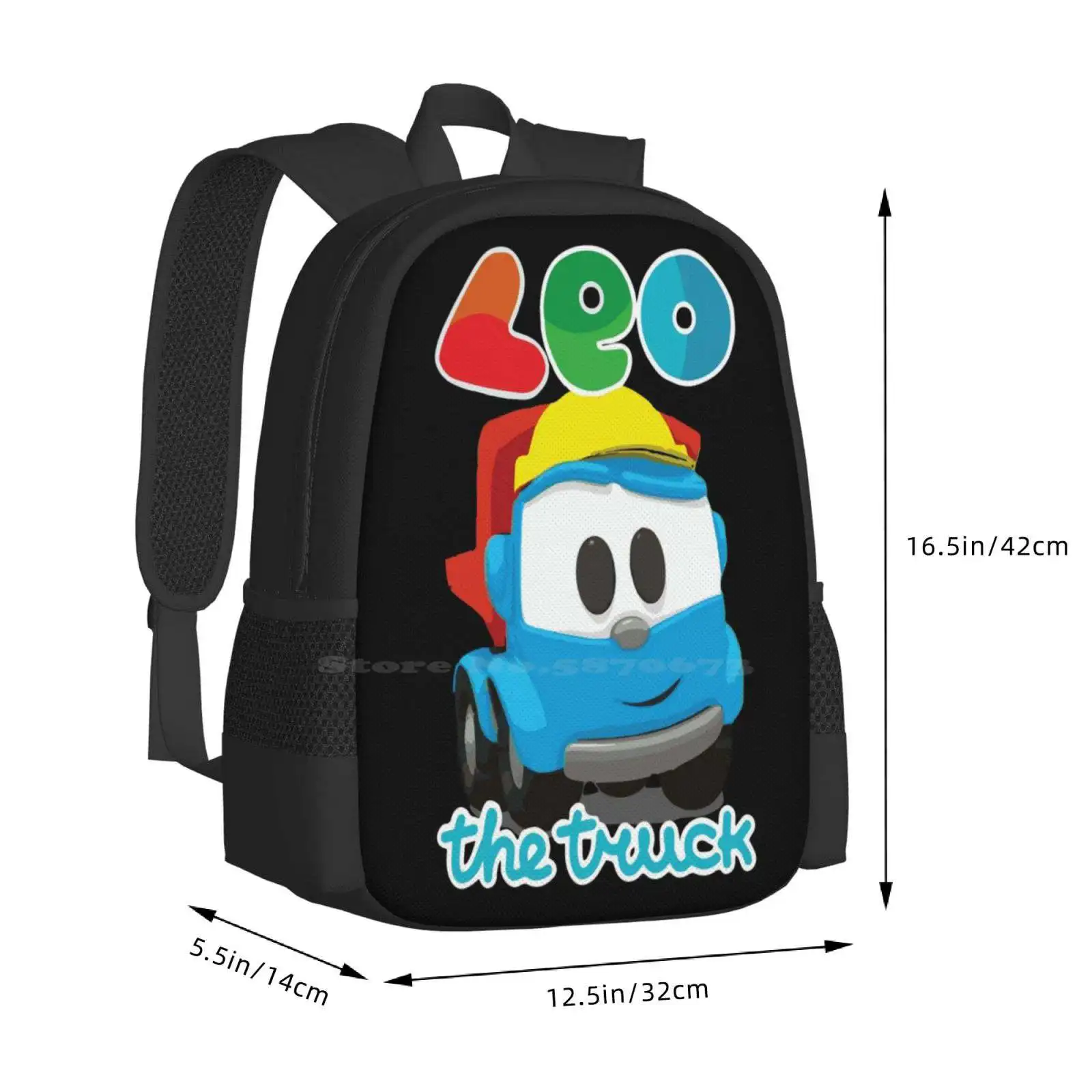 Leo The Truck-Let\'S Build It School Bags For Teenage Girls Laptop Travel Bags Leo The Truck The Inquisitive Truck Kids Baby