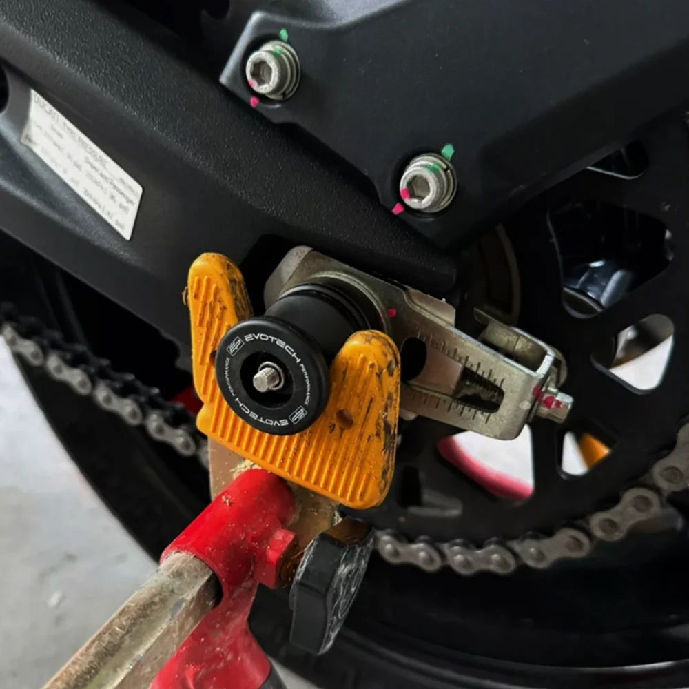 For Ducati Monster 696 795 797 Scrambler 400 800 1100 Motorcycle Accessories Rear Swingarm Sliders Spools Paddock Bobbins