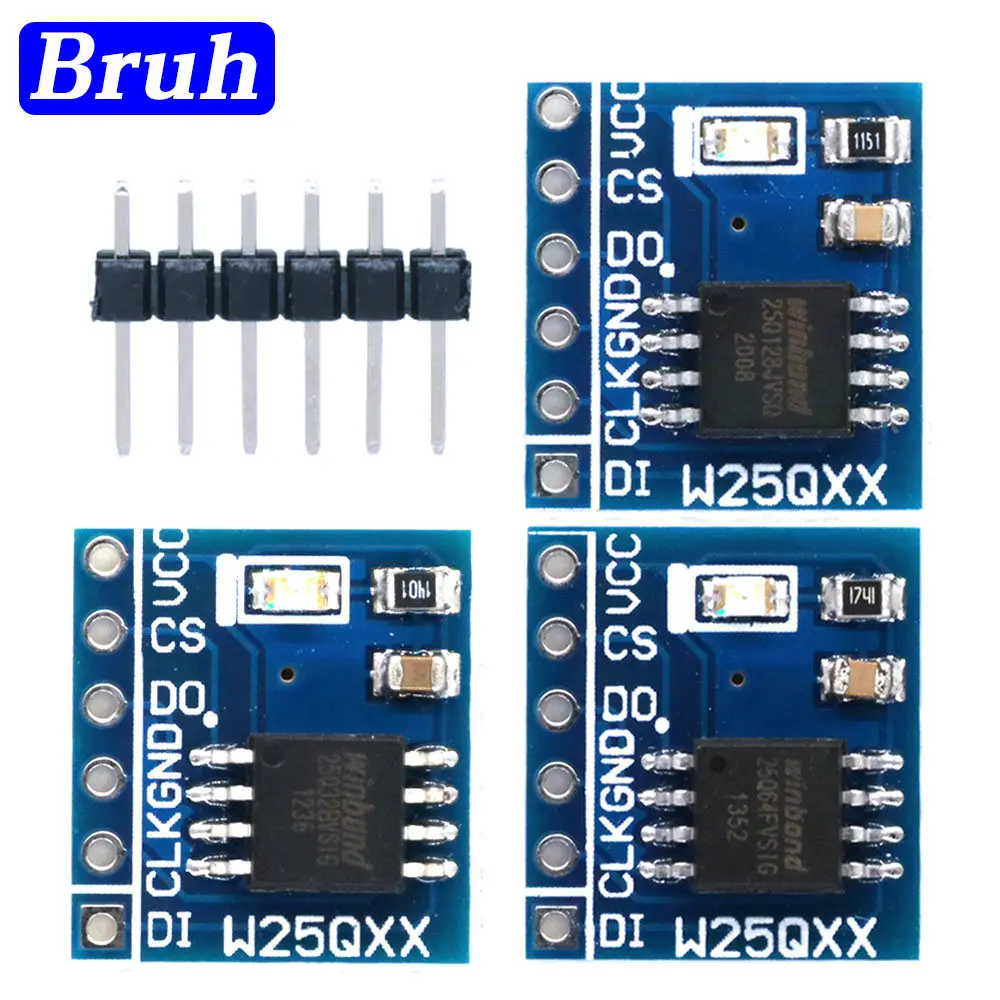 W25Q32 32Mbit / W25Q64 64Mbit / W25Q128 128Mbit 8MByte FLASH storage Module SPI Interface BV FV STM32 code