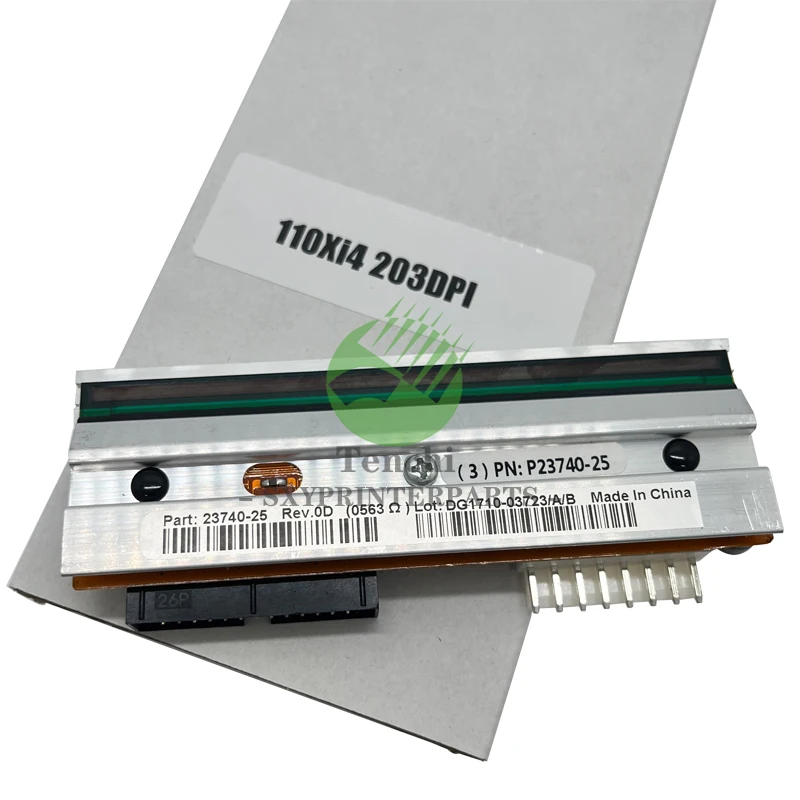 Kostenloser versand Thermische Druckkopf Kompatibel neue für Zebra 110Xi4/105SL PLUS P1004230 203DPI Barcode Drucker Kopf label Druckkopf