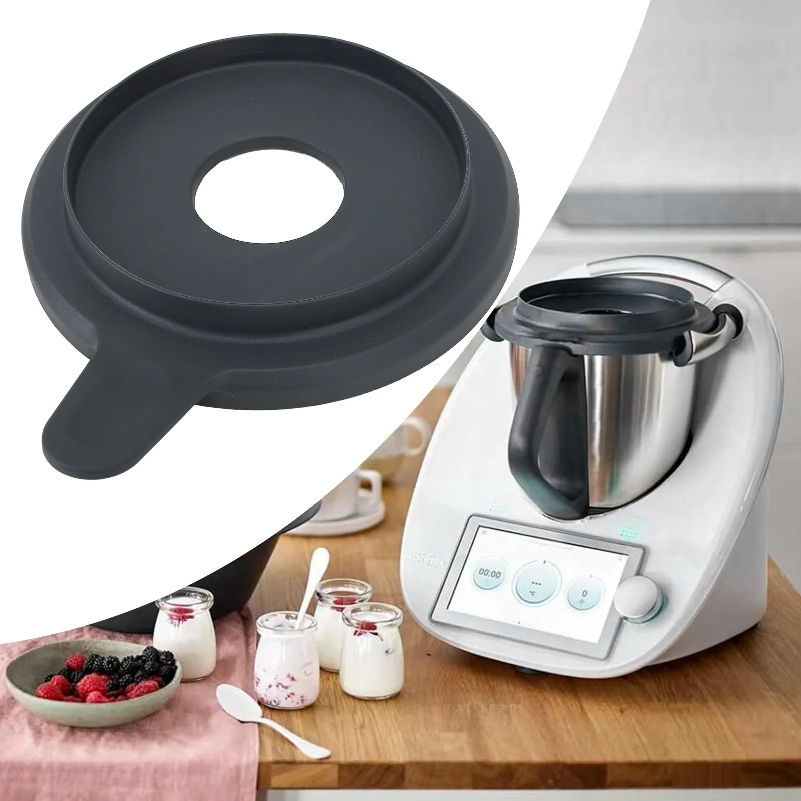 Mixerkomdeksel Blenderkomdeksel Mixerkomdeksel Bewaart voedingswaarde Multifunctionele komdeksel voor Thermomix TM5 TM6