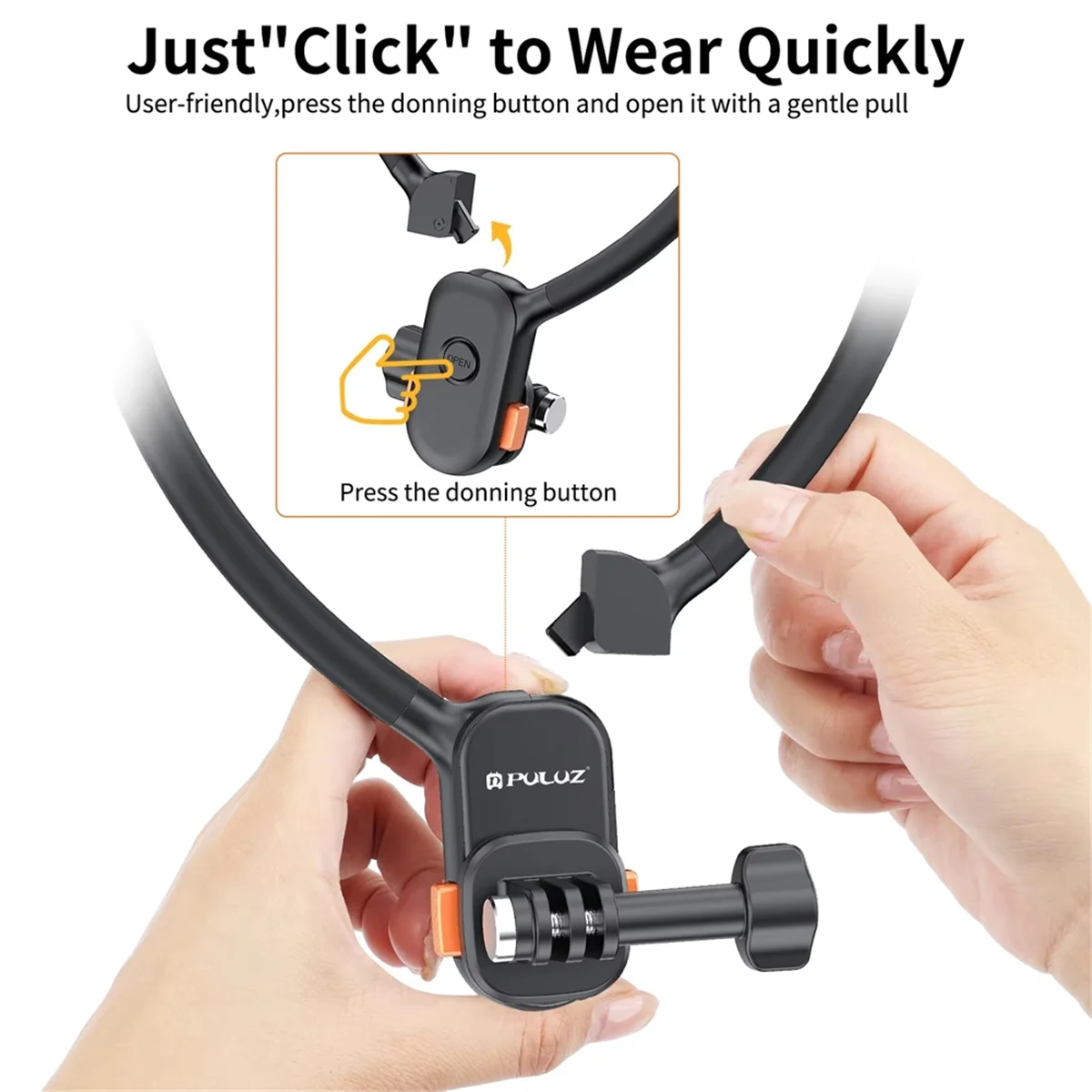 

New Neck Hold Mount Magnetic Quick Release POV View Mount for / HERO13 12 / Action Camera Accessories