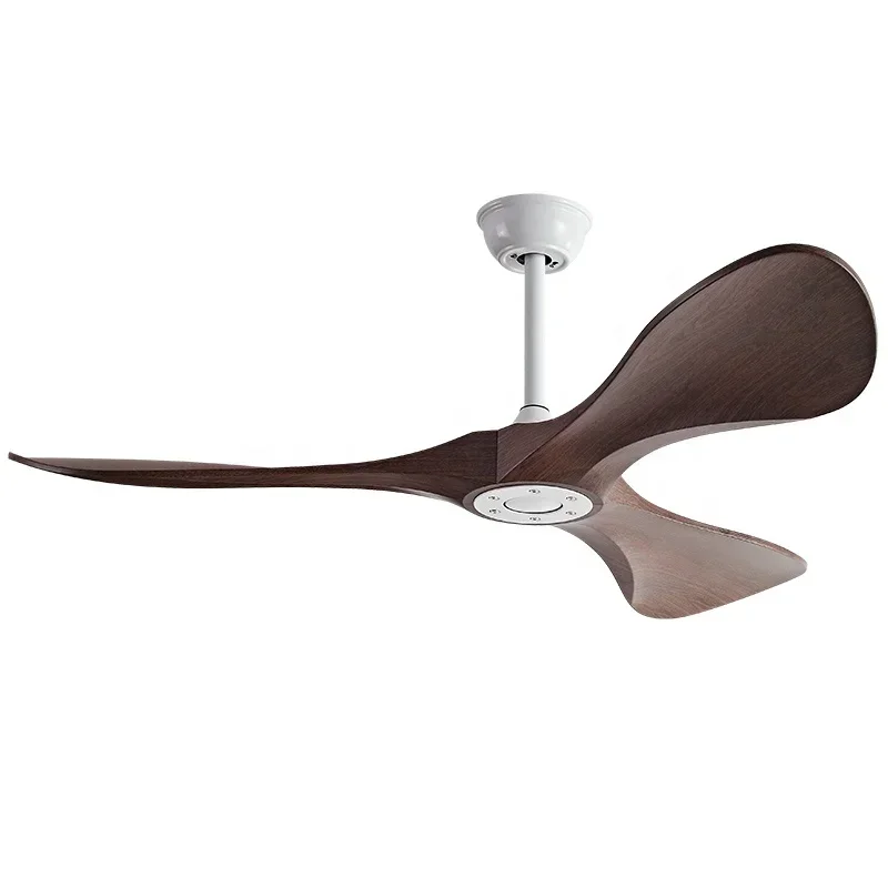 Premium Modern Minimalist 60-Inch DC Motor Ceiling Fan with 3 ABS Blades, Energy-Saving, 110V-220V Customizable