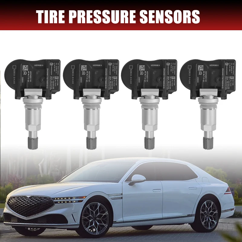 Auto 433MHz TPMS Sensore di Pressione Dei Pneumatici Per Hyundai Elantra i30 Grandeur Ioniq Kona Kia Optima Genesis G90 52933F2000 52933D4100