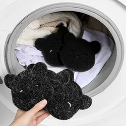 2 in 1 Pet Hair Remover Bear Shape Laundry Ball Washing Machine Lint Catcher Reusable Clothes Sofa Cat Dog Hair Cleaning Sponge