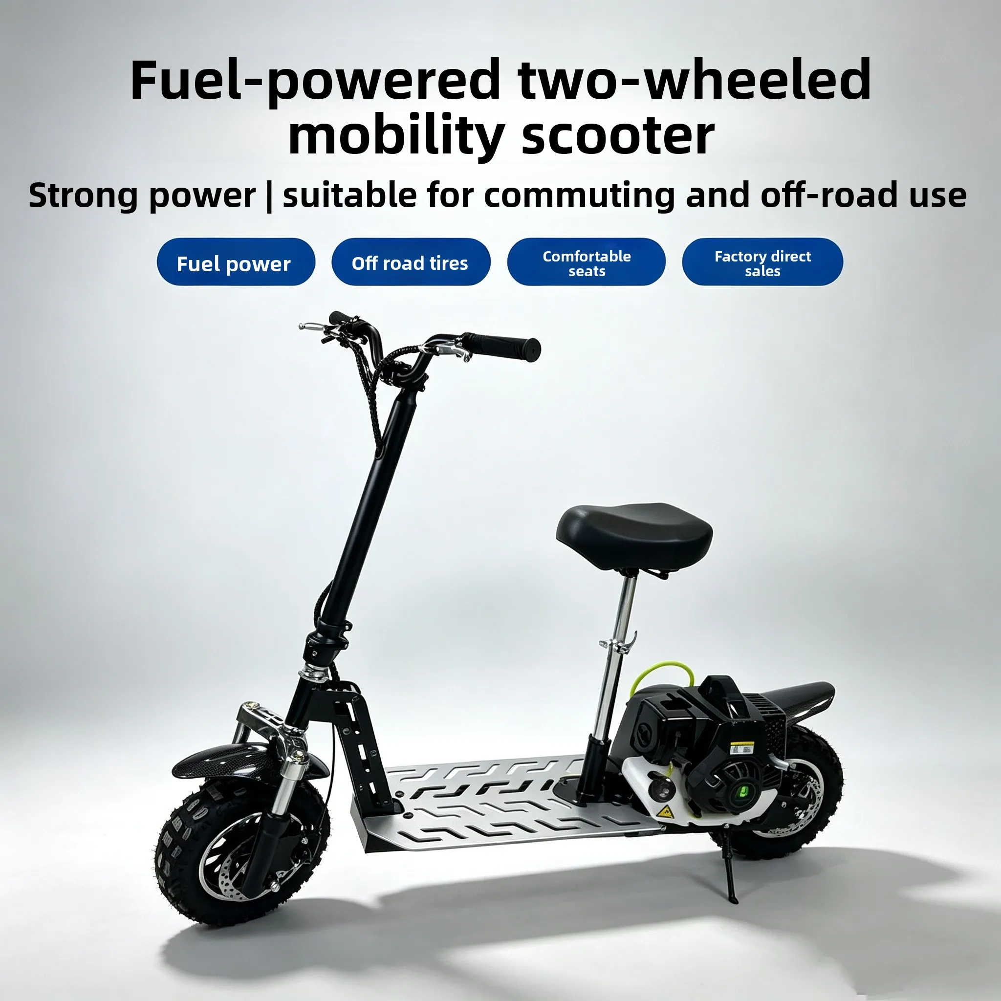 X5 X6 Oil-fired Scooter, Adult And Child Models, Double Shock Absorption, Foldable Electric Oil-fired Scooter, Two Wheels