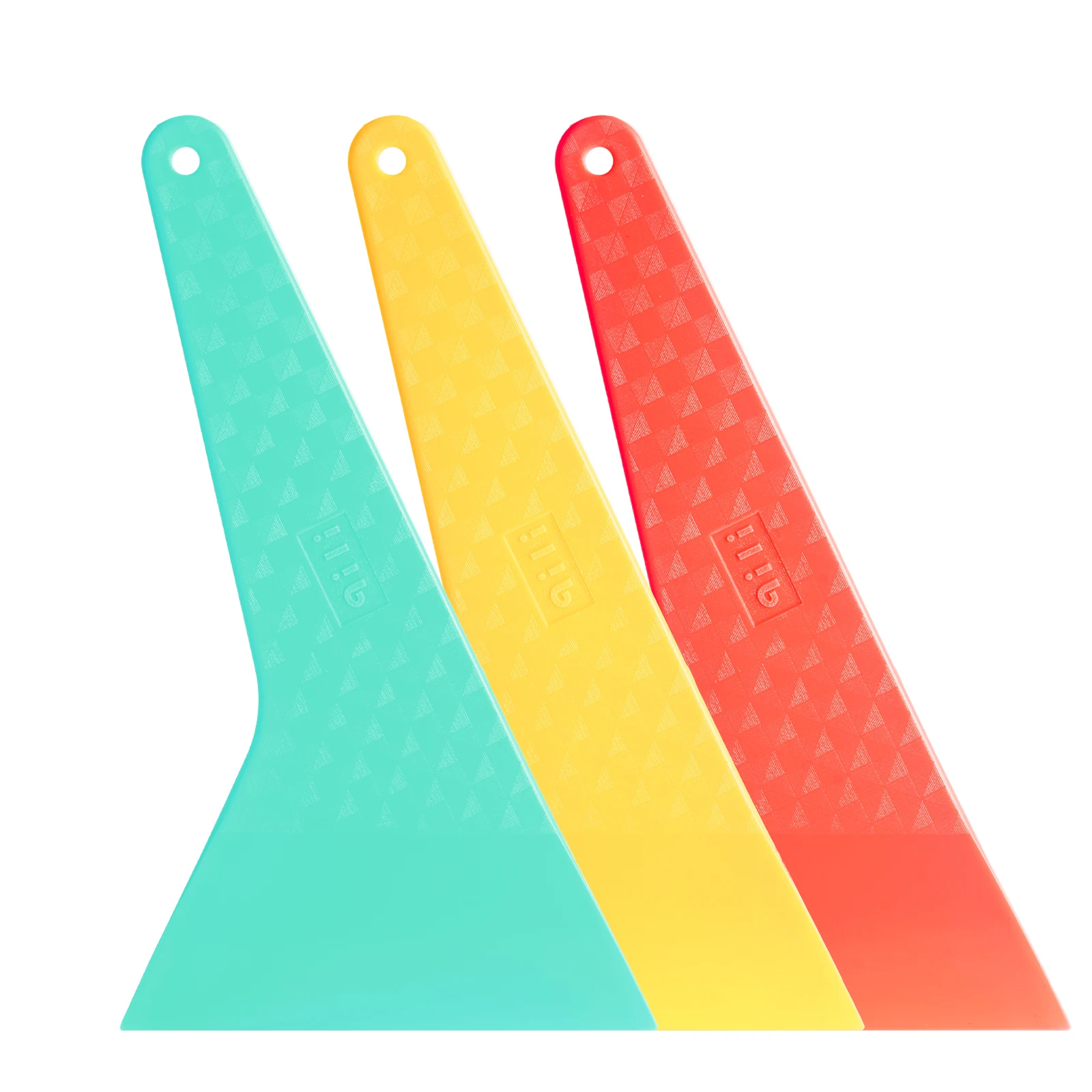 

Car Vinyl Wrap Squeegee Triangular Thin Edge Anti Scratch Plastic Scraper Bubble Remover Car Tint Film Applicator Cleaning Tools