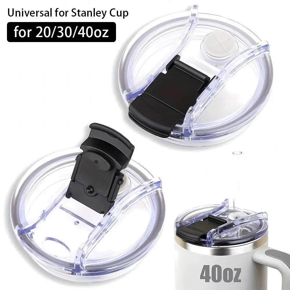1Pcs Durable for Cup with Handle Bottle Cover 20/30/40oz Splash Spill Proof Cup Cap Themos Tumbler Multicolor Plastic Lids