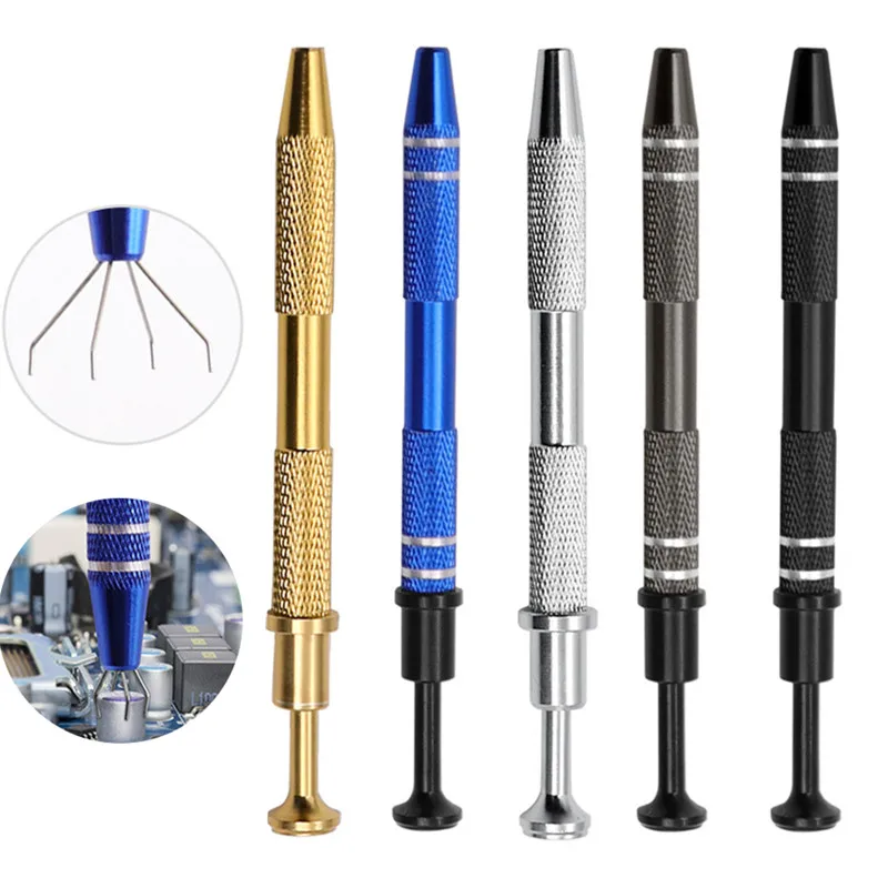 Ekstraktor chipów IC Części elektroniczne Chwytak Łapacz śrub Pęseta Narzędzie do podnoszenia Metalowy chwytak Narzędzia ręczne do naprawy