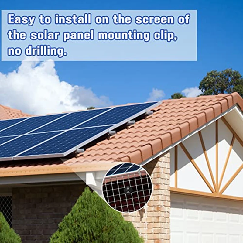 100 упаковок солнечных панелей, детали крепления из нержавеющей стали для забора, фоторулонный комплект для солнечной панели