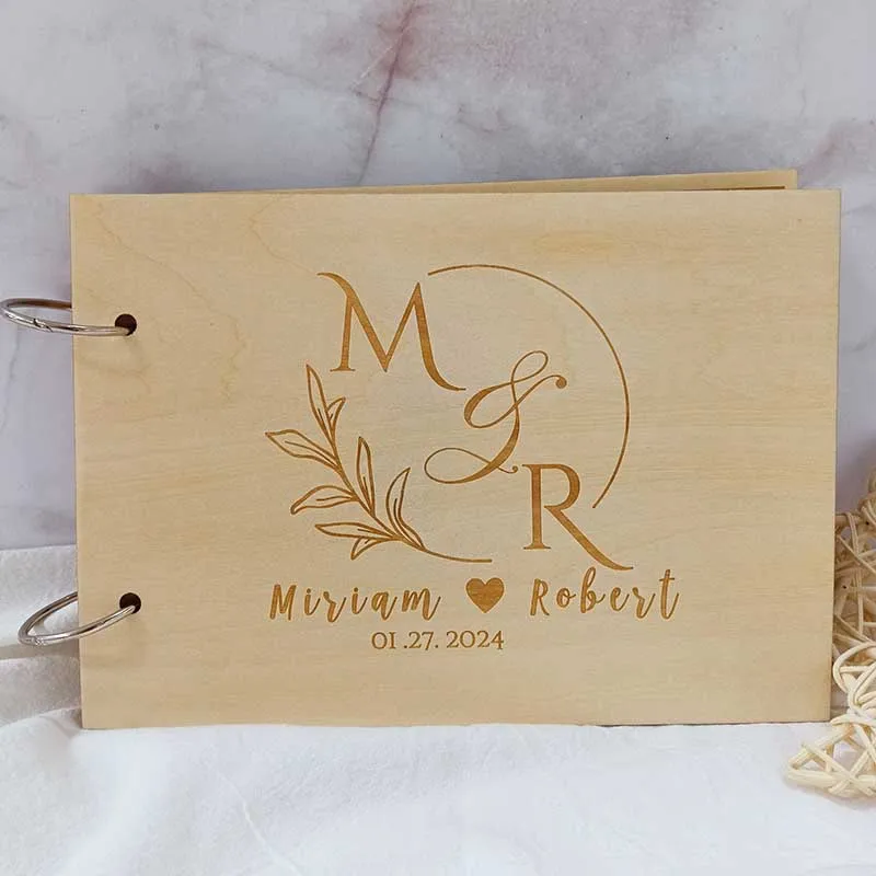 Personalized Wedding Guestbook Wooden Sweet Guest Book Wedding Supplies Birthday Party Decoration Communion Details For Guests