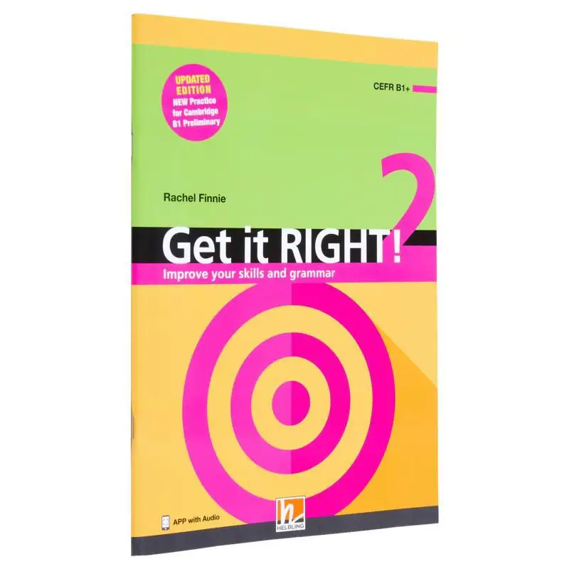 

Get It RIGHT 2, обновленное издание Ezone Rachel Finnie HELBLING, издательство 9783990890370 Книга