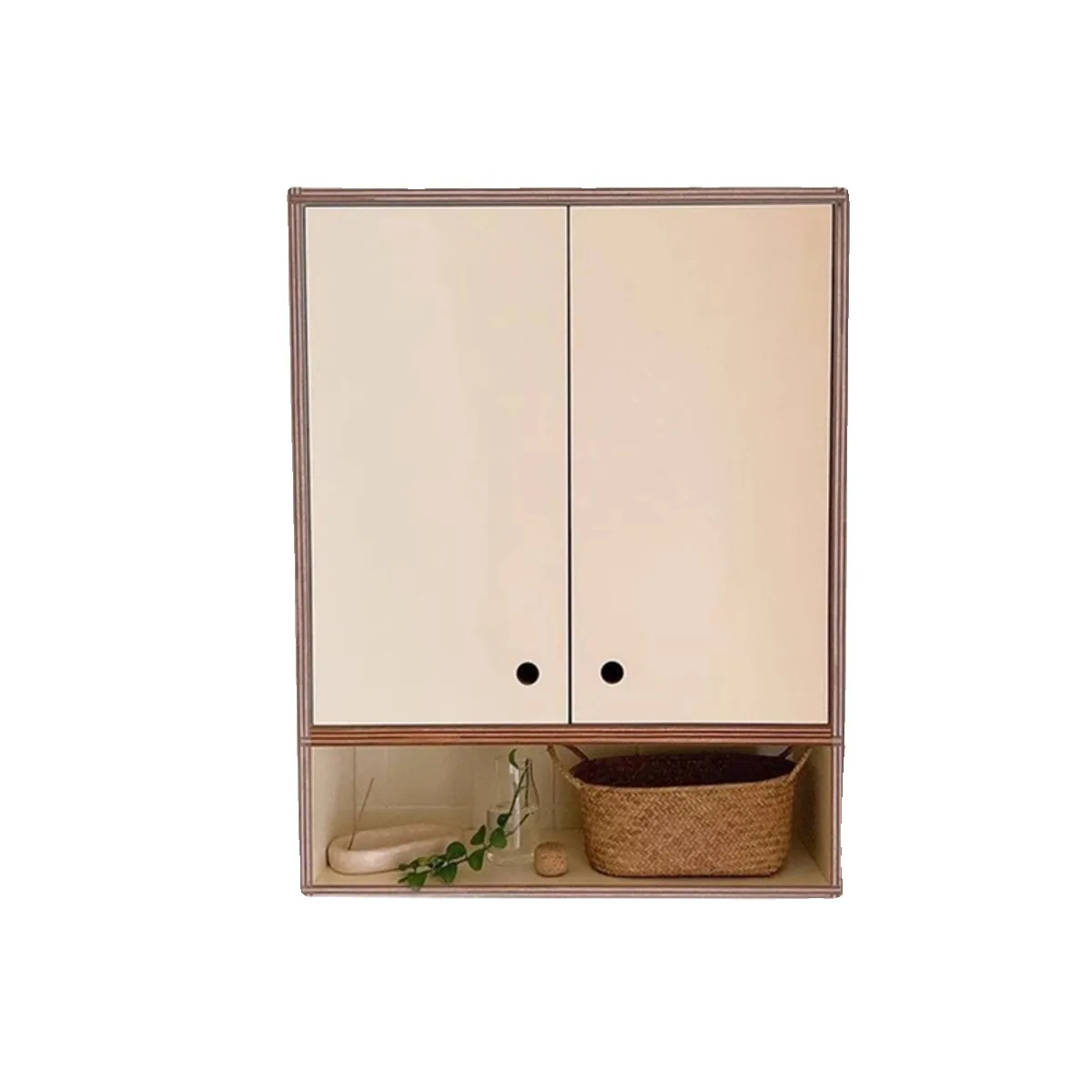 

Korean modern minimalist hanging cabinet, wall decoration cabinet, ins dining cabinet, living room storage, wall storage, storag