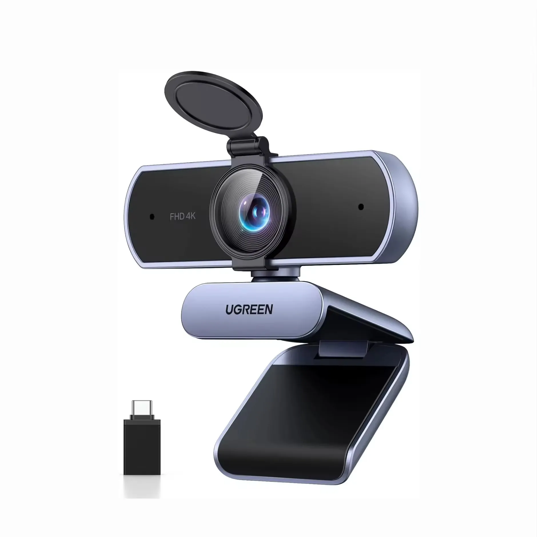 New UGREEN 4K PC  cam Ultra HD Camera Support 1080P 30FPS   Camera Privacy Cover 70° Fov PDAF Autofocus with Microphone