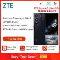 ZTE Axon 40 Ultra Space Edition 5G Smartphone 6.8'' 120Hz Display 5000mAh Battery 80w SuperCharge Triple 64MP Camera 18GB+1TB