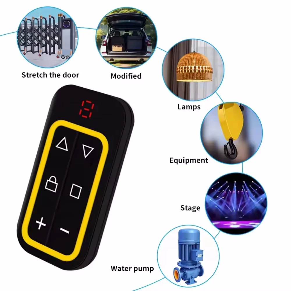 Universal Garage Remote Control Gate Key Duplicator Clone Multi-frequency Garage Door Controller 8 Channels 300-915Mhz 433Mhz
