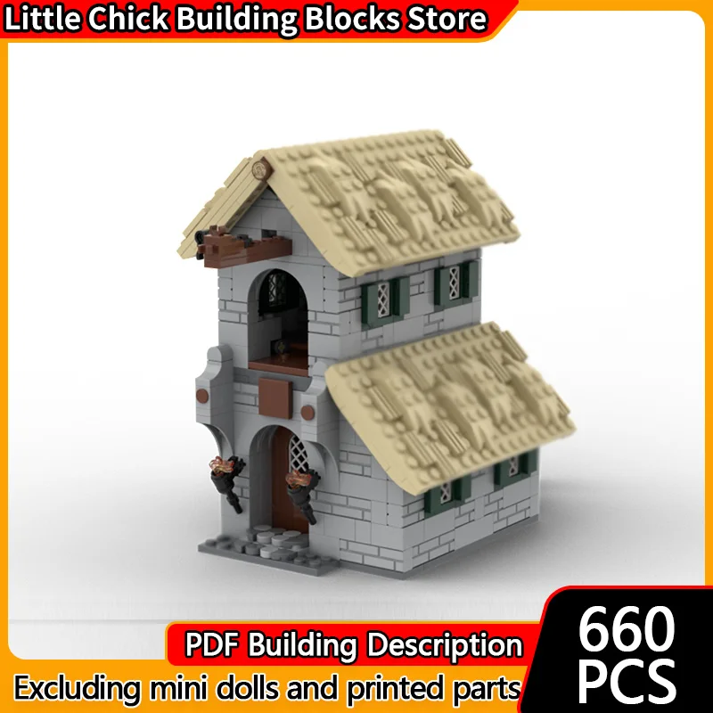 

City Street View Model MOC Building Bricks Carpenter's Shop Modular Technology Children Holiday Gifts Assemble Toys Suit