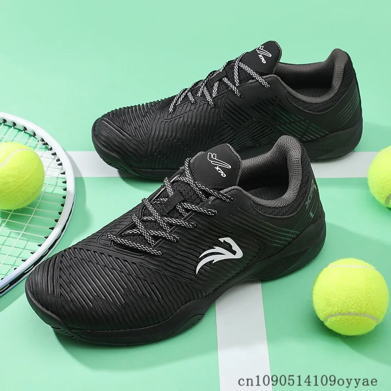 Professional Tennis Shoes Men Women Black Blue Gym Badminton Shoes Couples Anti Slip Indoor Court Shoes Brand Table Tennis Shoe