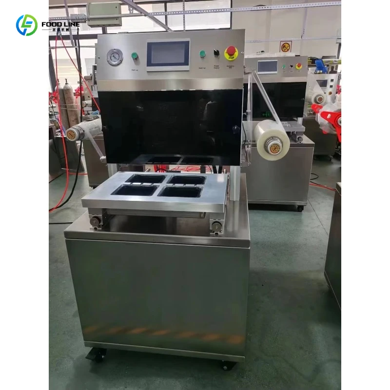 FL Automatic Modified Atmosphere Packaging System, Vacuum Sealer for Steak, Commercial Machine with Film Roll