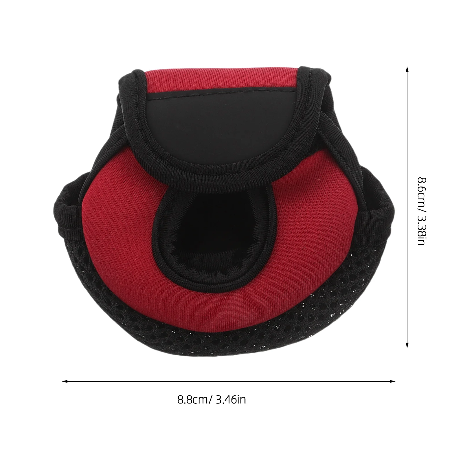 2 قطعة بكرة الصيد حقيبة واقية النايلون دائم المحمولة كيس التخزين للسفر في الهواء الطلق بكرة غطاء حافظة المنظم والعتاد