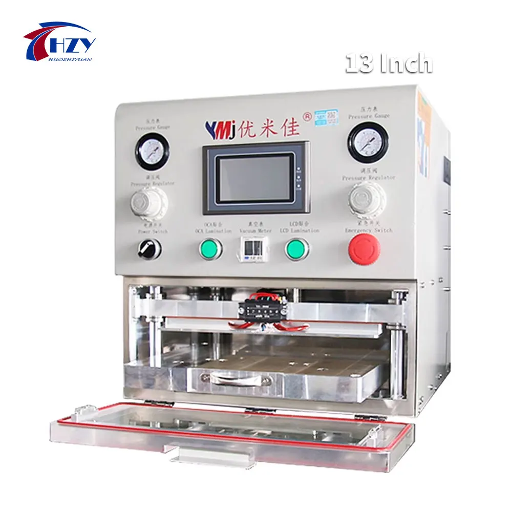 Ymj 13 Inches Universal Oca Laminating Machine Lcd Laminator For Ipad Samsung Edge Curve Screen Table Lcd Refurbish