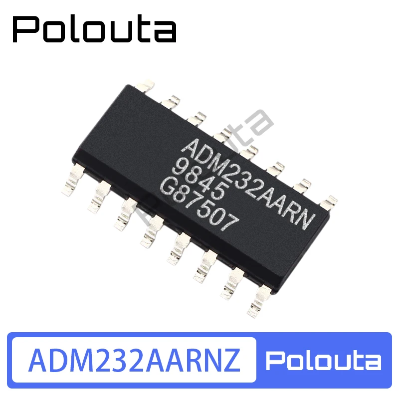 2Pcs ADM232AARNZ ADM232 SOP-16 patch receiver chip Polouta