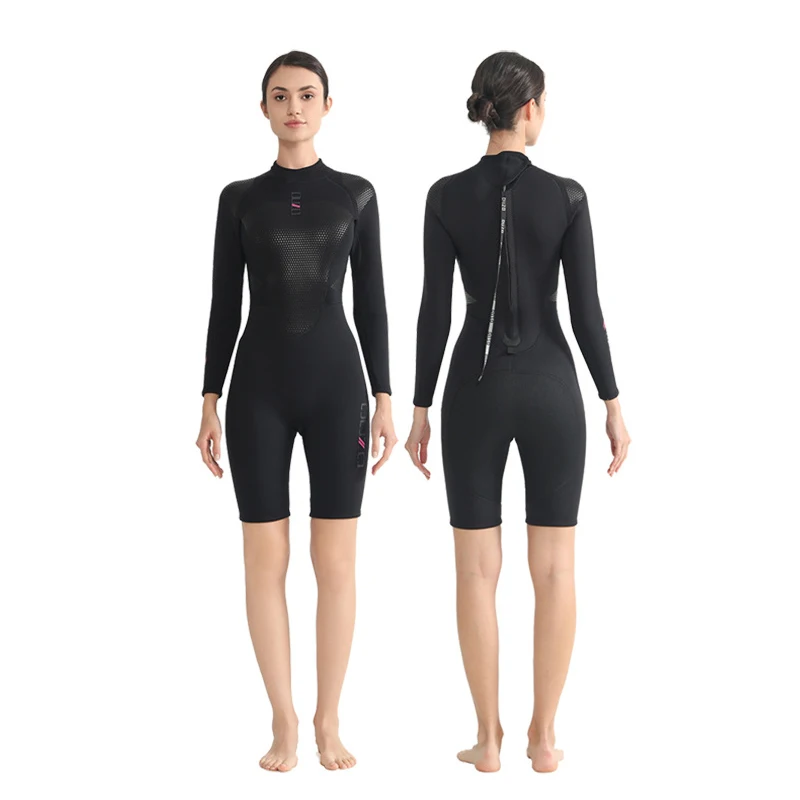 

Shorty Wetsuit Men Women 3mm Neoprene Back Zip Wetsuit Spring Suit for Snorkeling Surfing Kayaking Scuba Short Sleeve Wet Suits