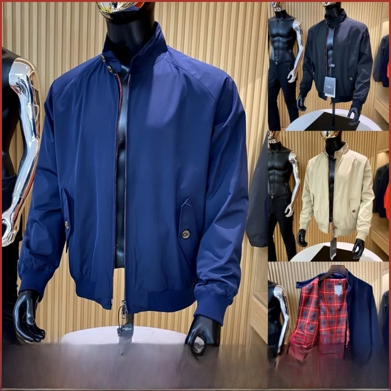 

Повседневная мужская верхняя одежда Sli Jaet G9 Harrington, универсальная верхняя одежда Haome на весну и осень, длинный воротник-стойка