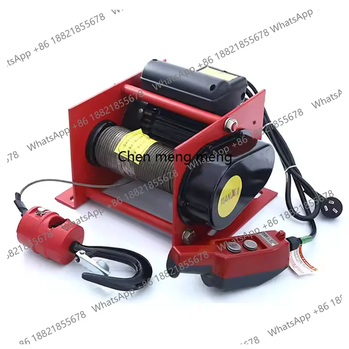 z189 220V Home Winch 1 Ton Electric Hoist Multi Function Lift 380V Industrial Lifting Equipment