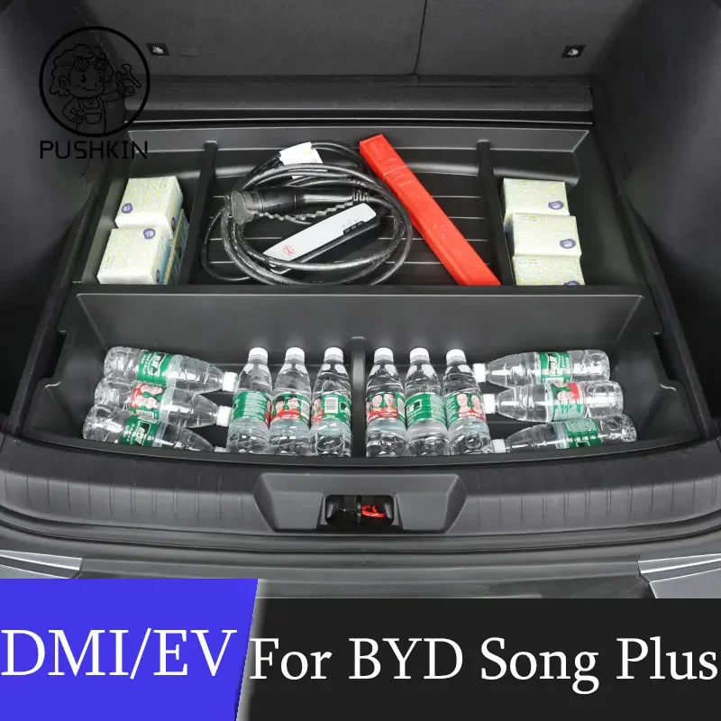 Rear Trunk Box Luggage Panel Fit Front Box Protection Patch Guard Plate For BYD Song plus DMI EV 2021 2022 2023  Accessories