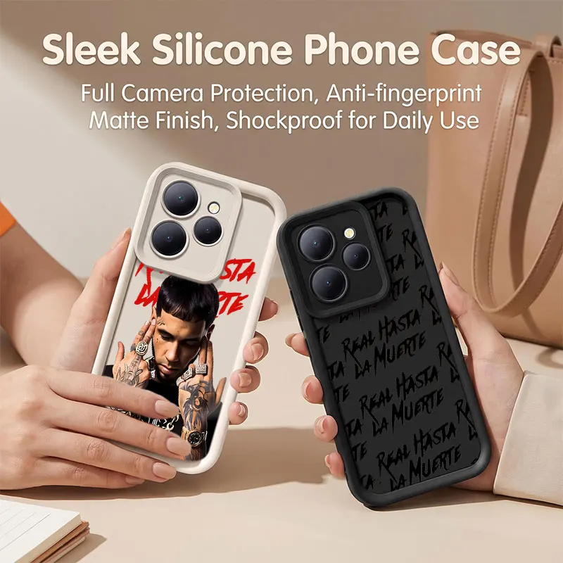 Rapper Anuel AA Phone Case For Infinix Tecno Camon 20 30 40 50 Pro Itel A60 A70 P55 RS4 S23 Spark 10 20 30 40 Pro Plus