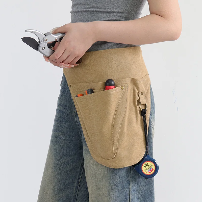 Belt Adjustable Multipurpose Work Apron Waist Pouch Tool Organizer for Handyman Woodworker Construction Plumber Electrician